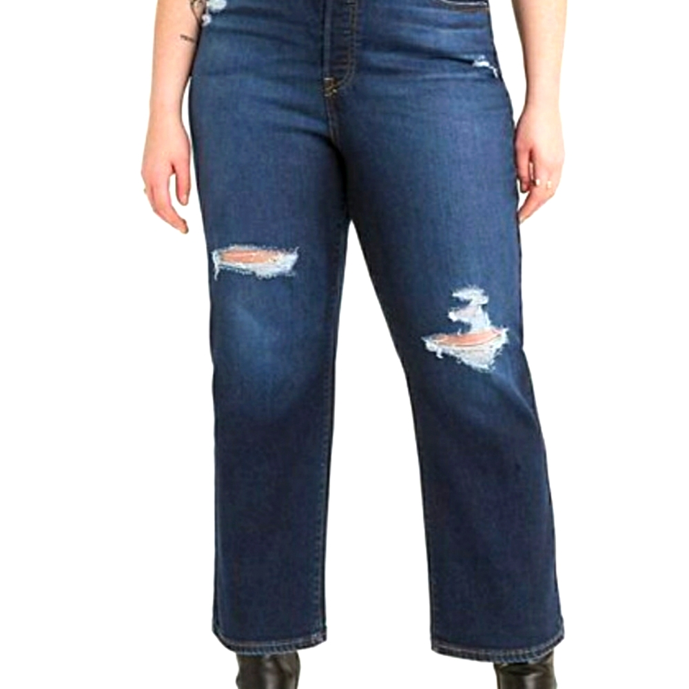 Plus Size Levi's® Ribcage Straight Ankle Jean 14-inch highest rise  Size 22W
